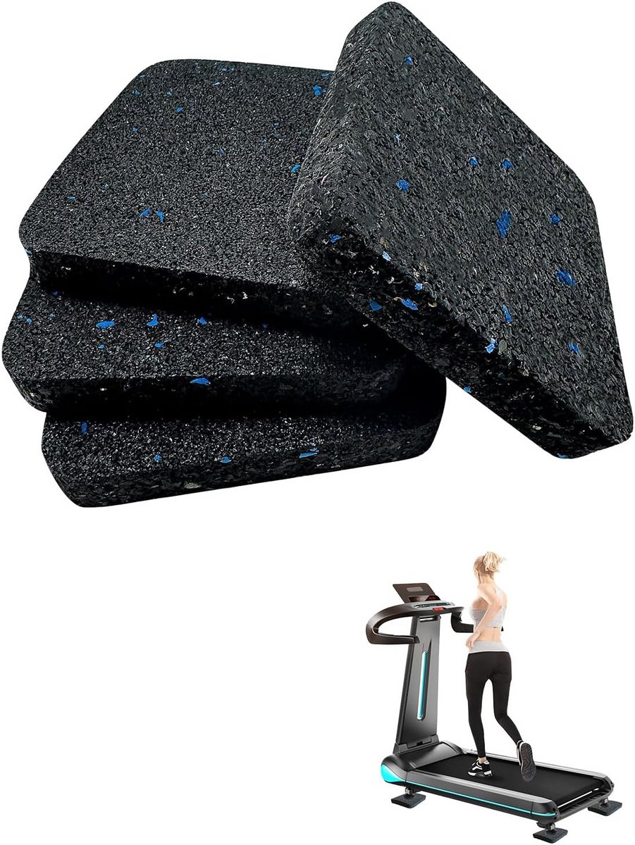 4x Anti-Vibratie Rubberen Onderzetters voor Wasmachine en Droger