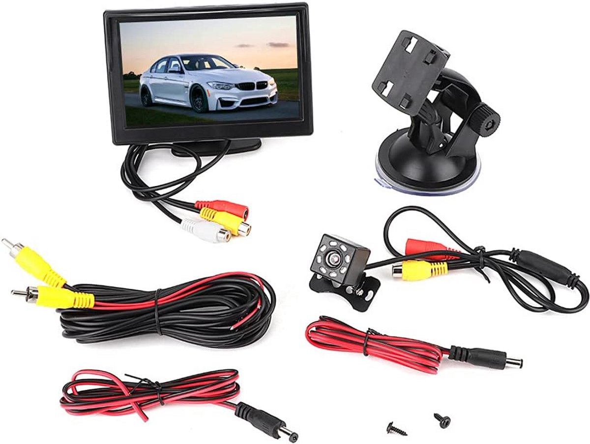 5 Inch Auto Multimedia Radio Navigatie Systeem met Bluetooth en Achteruitrijcamera
