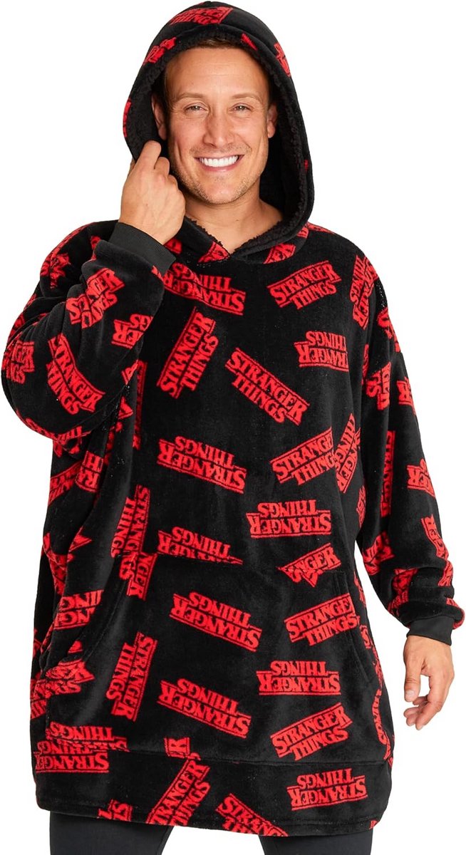 Oversized Deken Hoodie met Capuchon - Warm Fleece & Sherpa Draagbare Deken voor Volwassenen en Tieners