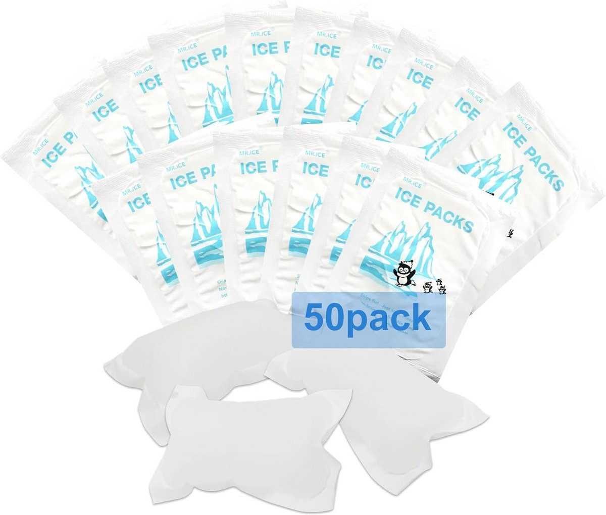 100g IJspakketten voor Koelboxen en Verzending (50 stuks)