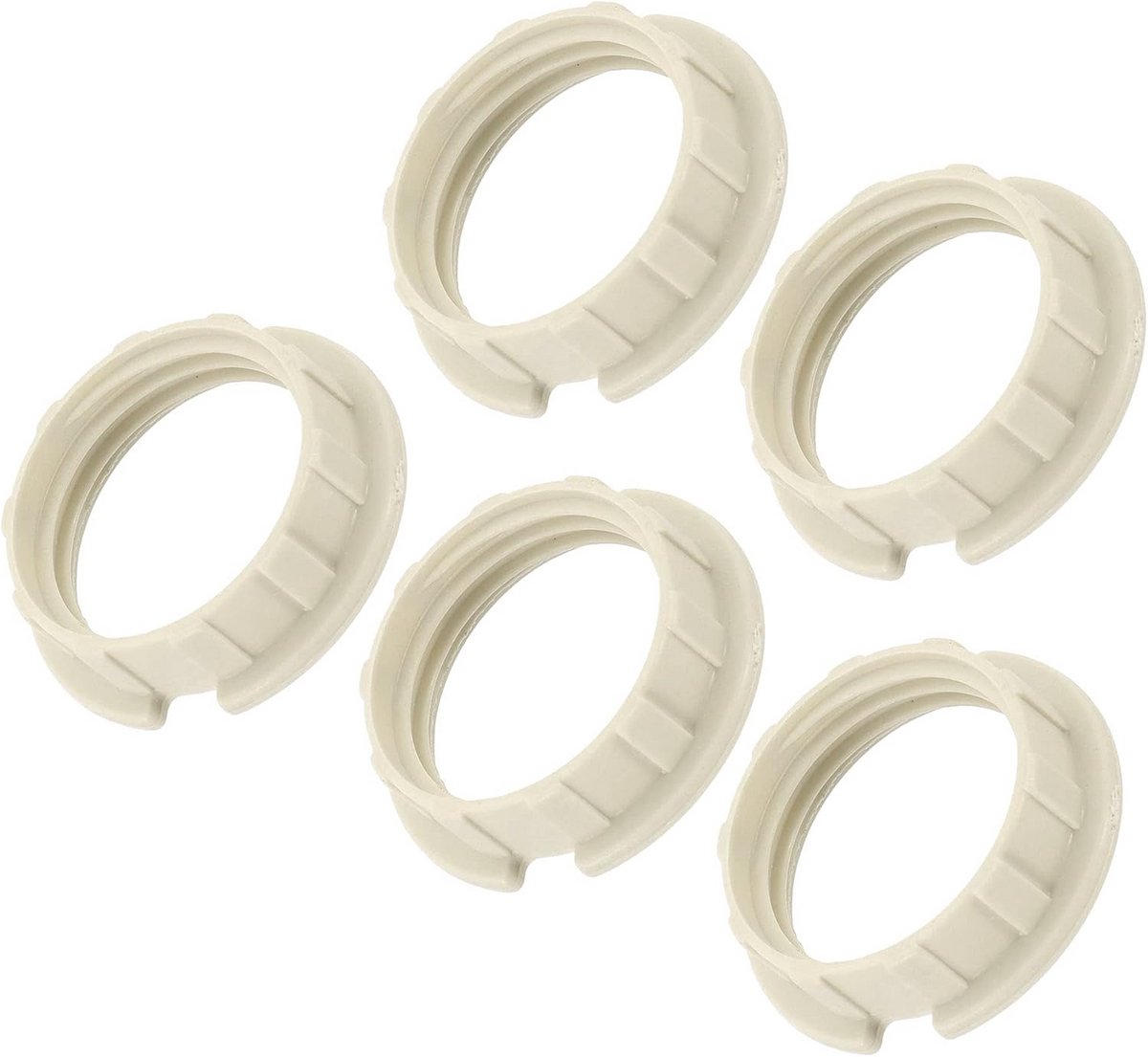 5x G9 Lamp Fitting Ringen Universele Adapter voor Lampenkappen Wit