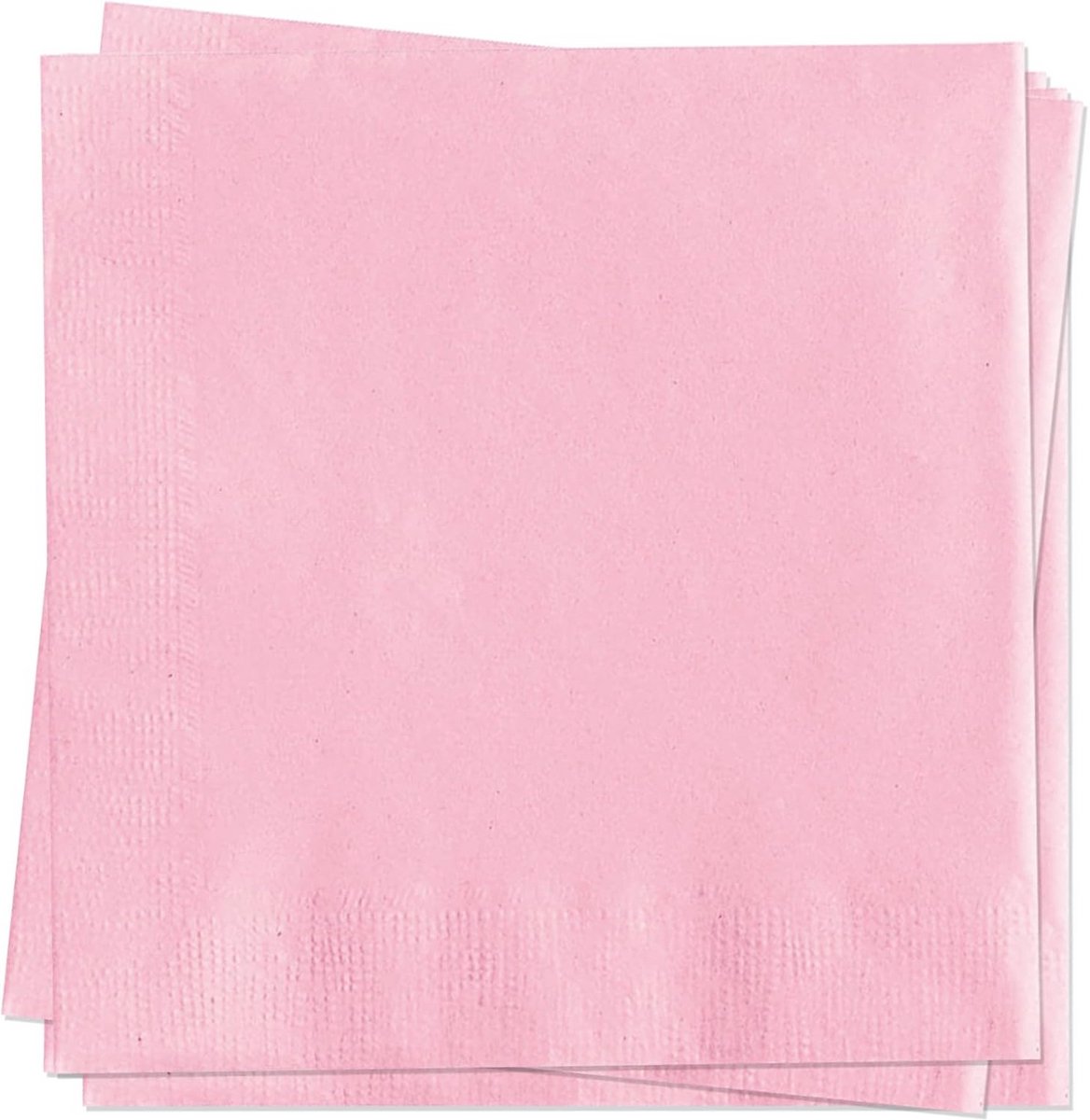20 Roze Papieren Servetten 16,5 cm Effen voor Feestjes en Vieringen