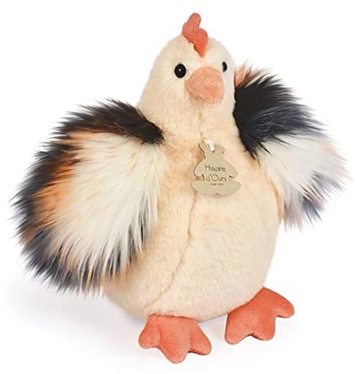 Pluche kip - Zacht en schattig boerderijdier - 20 cm - Ideaal cadeau voor geboorte en verjaardag