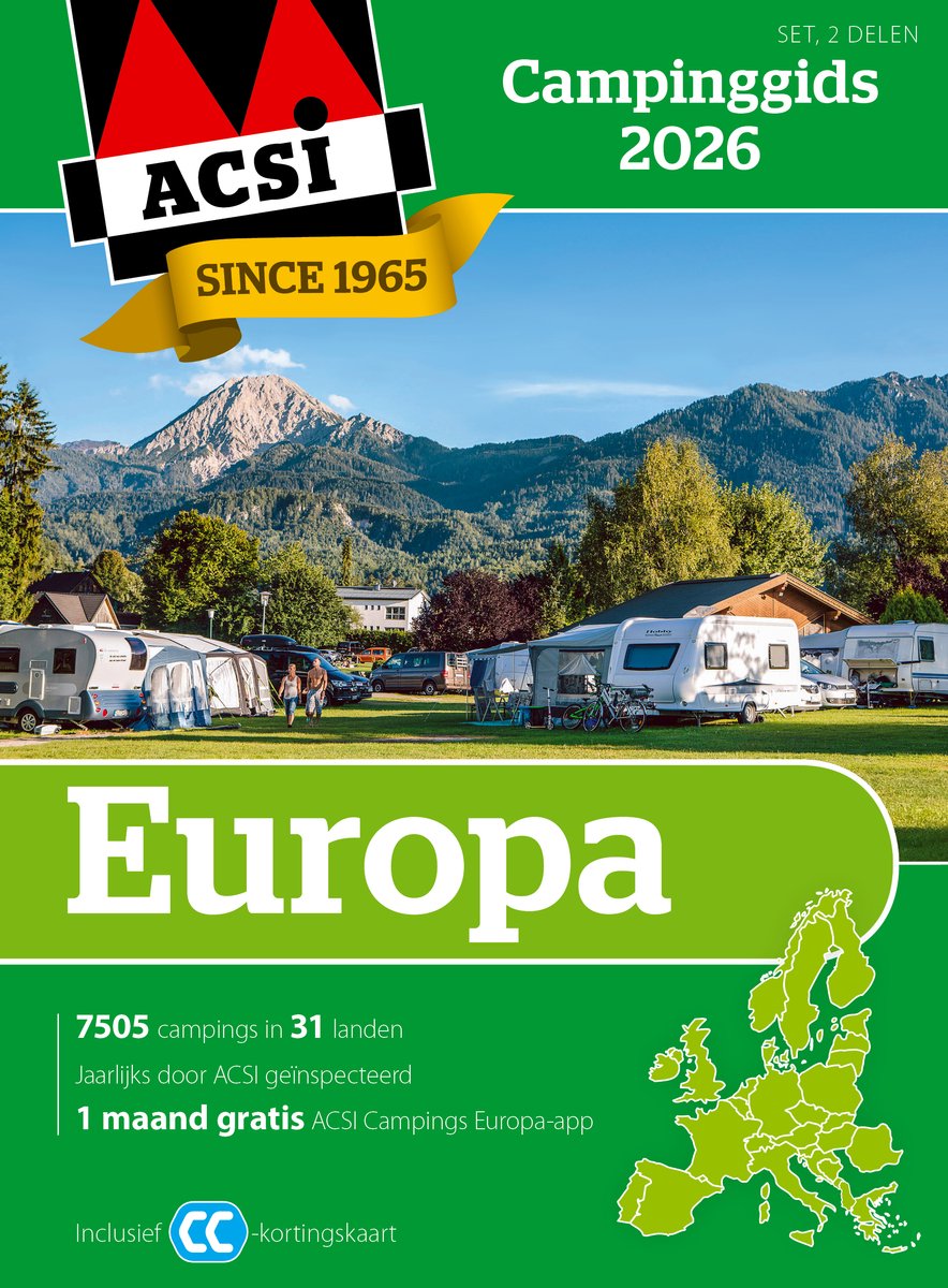 Omslag van ACSI Campinggids - ACSI Campinggids Europa 2026