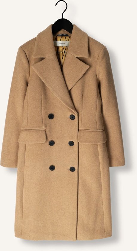 Vestes à revers Thoraiw INWEAR pour femme - Manteau d'hiver - Camel - Taille 38