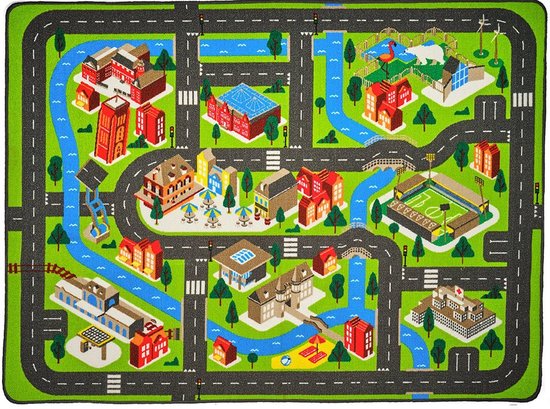 Jouw Speelkleed Rotterdam - Verkeerskleed - Speeltapijt.