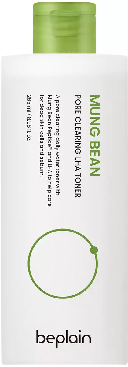 beplain - Green Bean Pore Clearing LHA Toner – (265 ml)