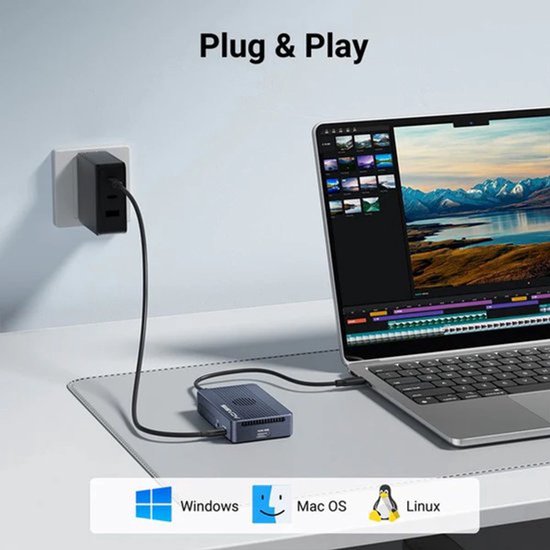 Acasis - TBU405PROMAX - 40Gbps - Thunderbolt 4/3 - M.2 NVMe - 2