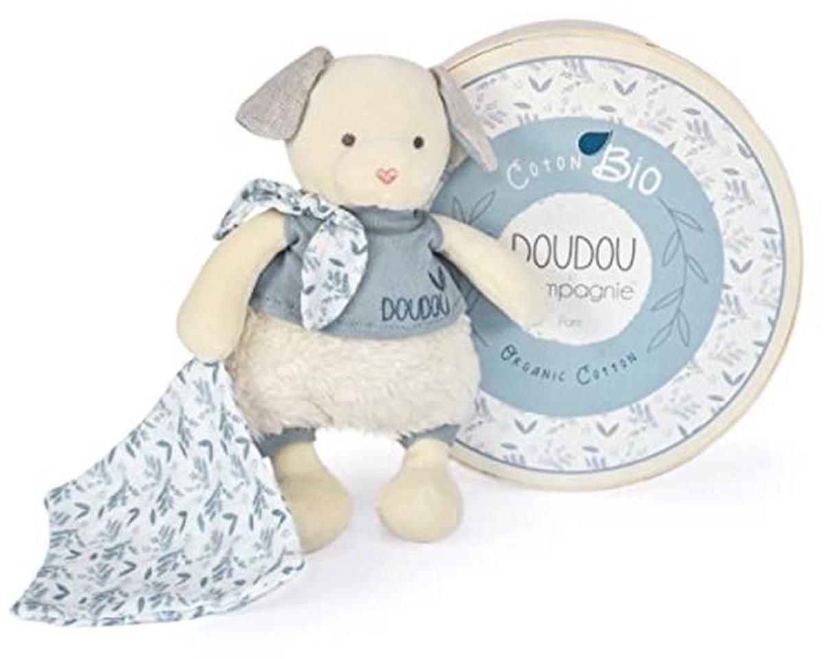 Biologisch Knuffeldier voor Honden - 22 cm - Blauw