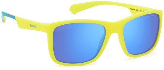 Polaroid Kinderen PLD 8053/S Matte yellow azure 49/16/130 JUNIOR Zonnebrillen van Polaroid — afbeelding 4