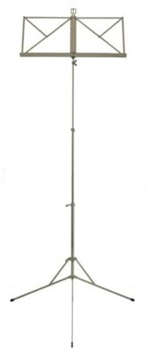 Muziekstandaard – Vernikkeld, Opstelhoogte 48-114 cm, Compact Opvouwbaar