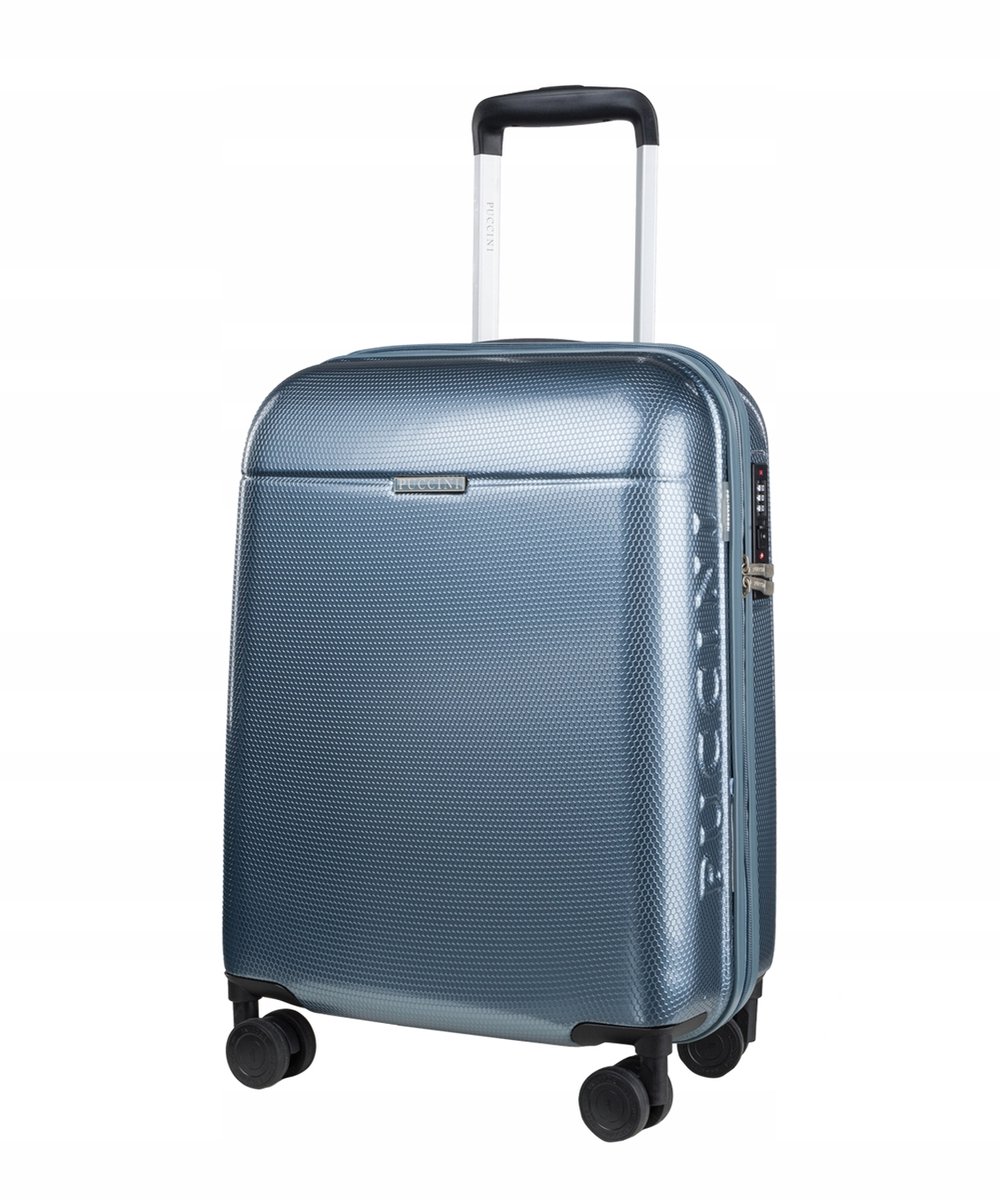 Puccini Voyager 2.0 Handtaskoffer Blauw Policarbon 53cm