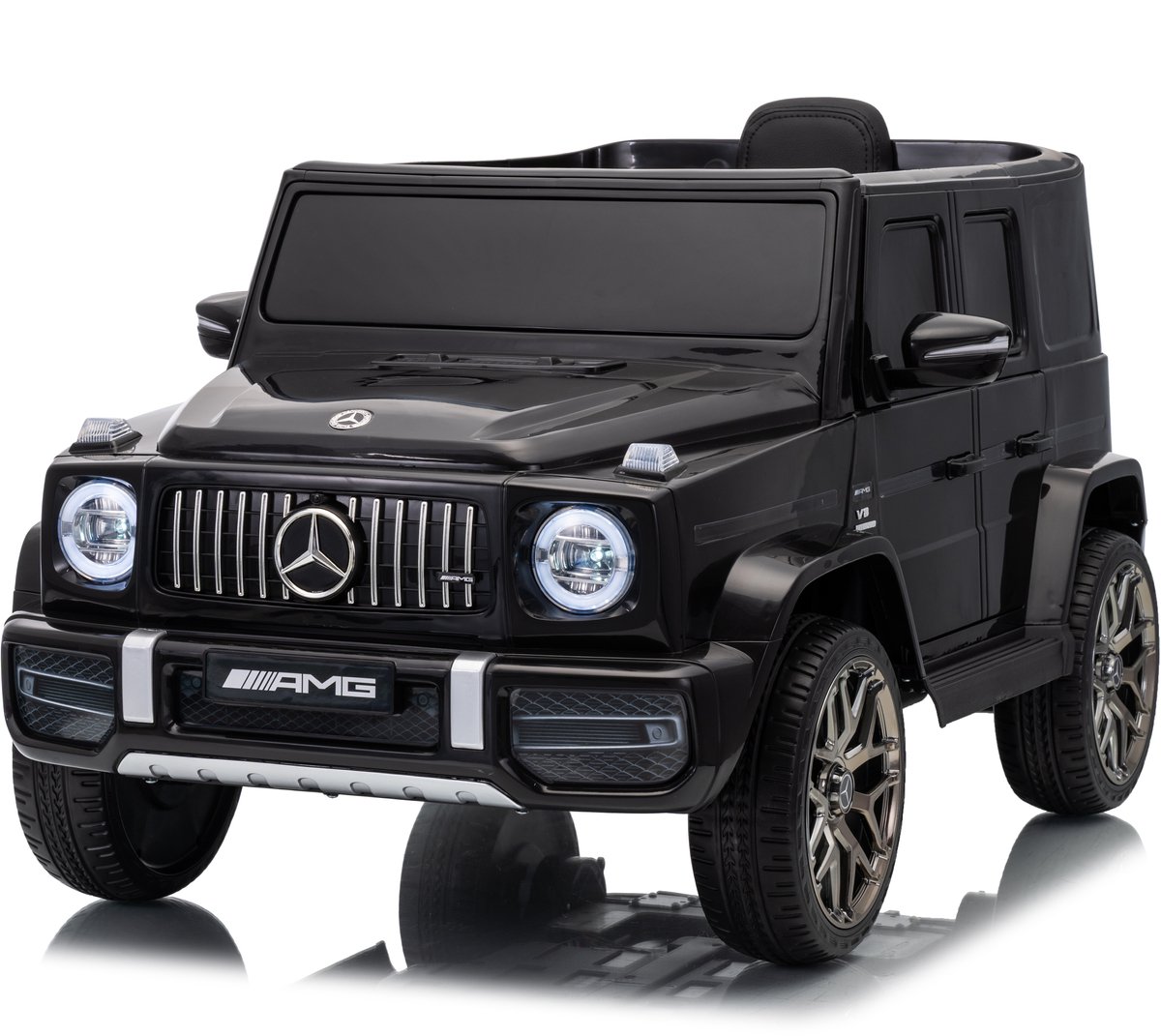 Mercedes G63 AMG - Elektrische Kinderauto - 12V - 1 tot 4 jaar - Zwart