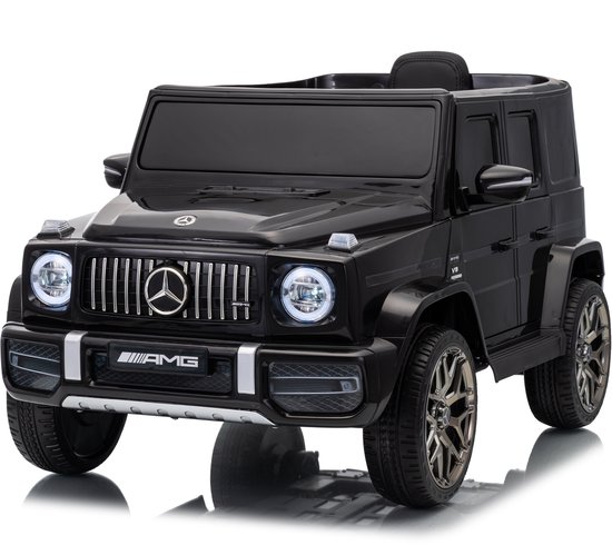 Mercedes G63 AMG - Elektrische Kinderauto 12V - 1 tot 5 jaar - Zwart