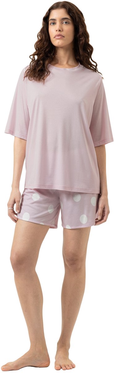 Mey Korte Pyjama Serie Pretty Dots Pink Parfait