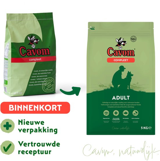 Cavom Compleet - Hondenbrokken - Geperst - 5 kg