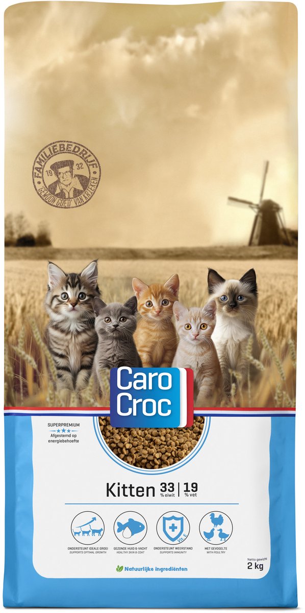 CaroCroc Kitten 33/19 Kattenvoer