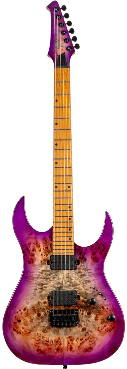 Spira Guitars S-450 TPP Transparent purple elektrische gitaar
