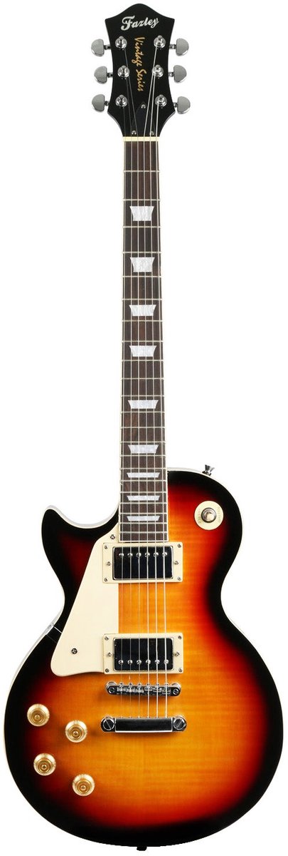 Fazley FLP318SBLH linkshandige elektrische gitaar sunburst
