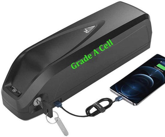 Lithium-ion-accu van 52 V, voor e-bike, 1500 W, 1200 W, 1000 W, li-ion-accu voor elektrische fiets/e-scooter, driewieler, 20 Ah