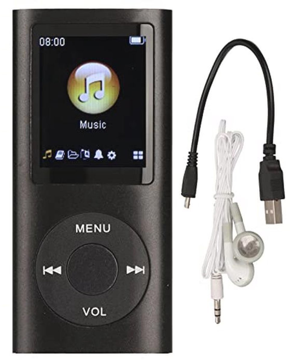 Compacte MP3-speler - Draagbaar met 64 GB Geheugen en 8 Uur Stand-by Tijd