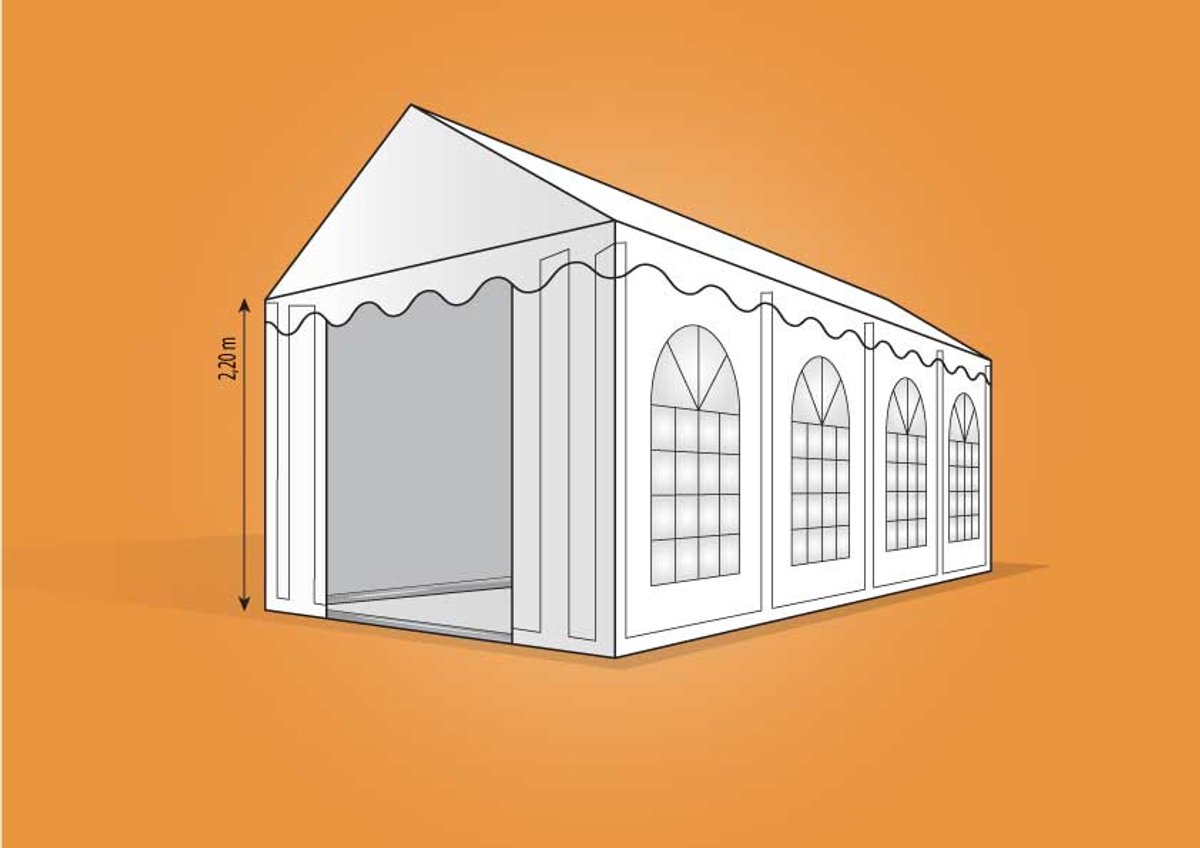 Ambisphere - Feesttent - Partytent - 4x8m XXL | 2,20m