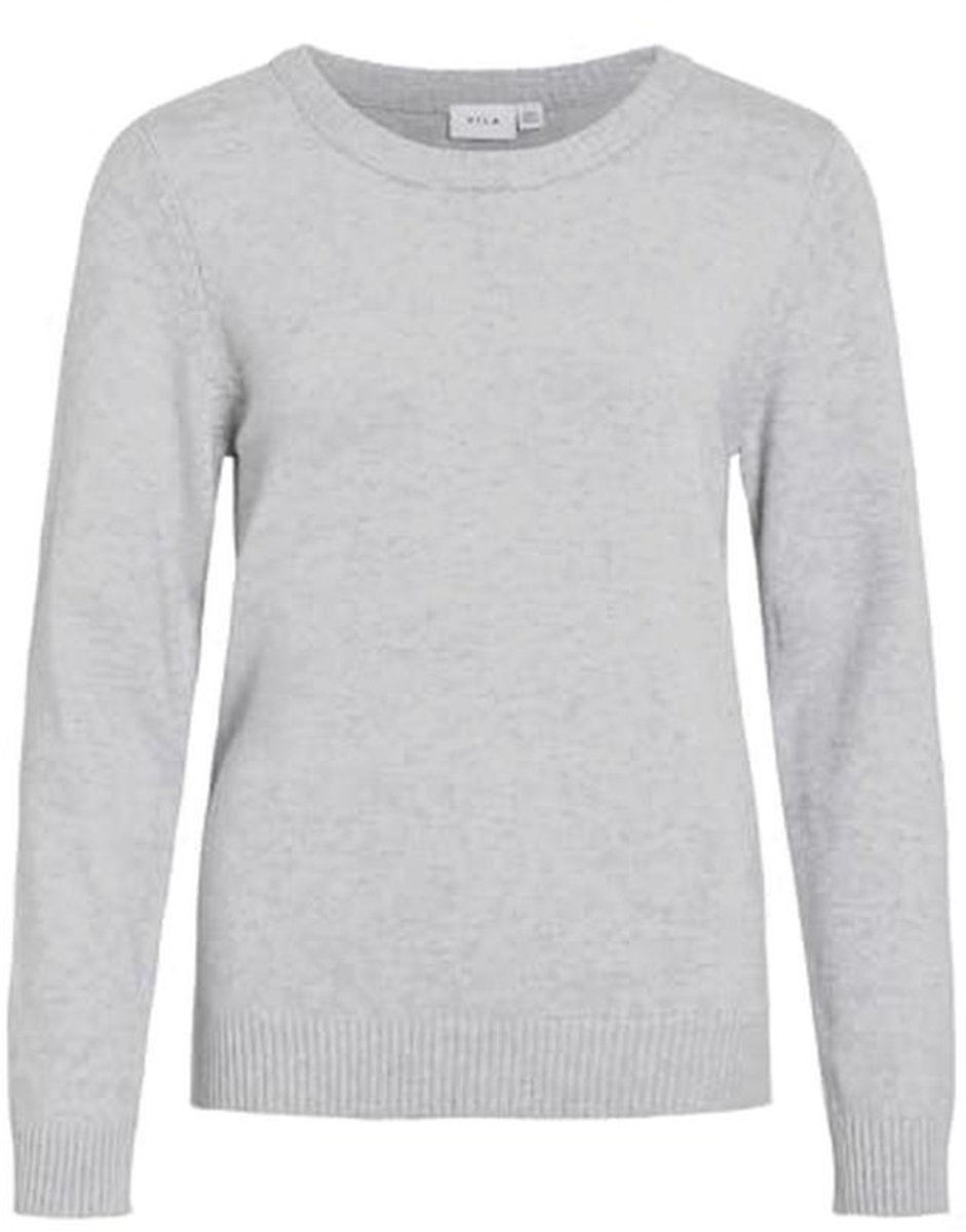 Dames L/S O-neck Gebreide Top - Eenvoudige Basic Pullover