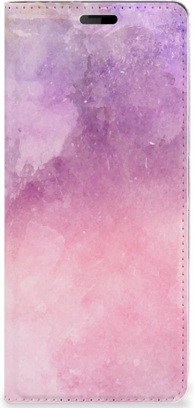 Bookcase Sony Xperia 10 Peinture Violet Pink