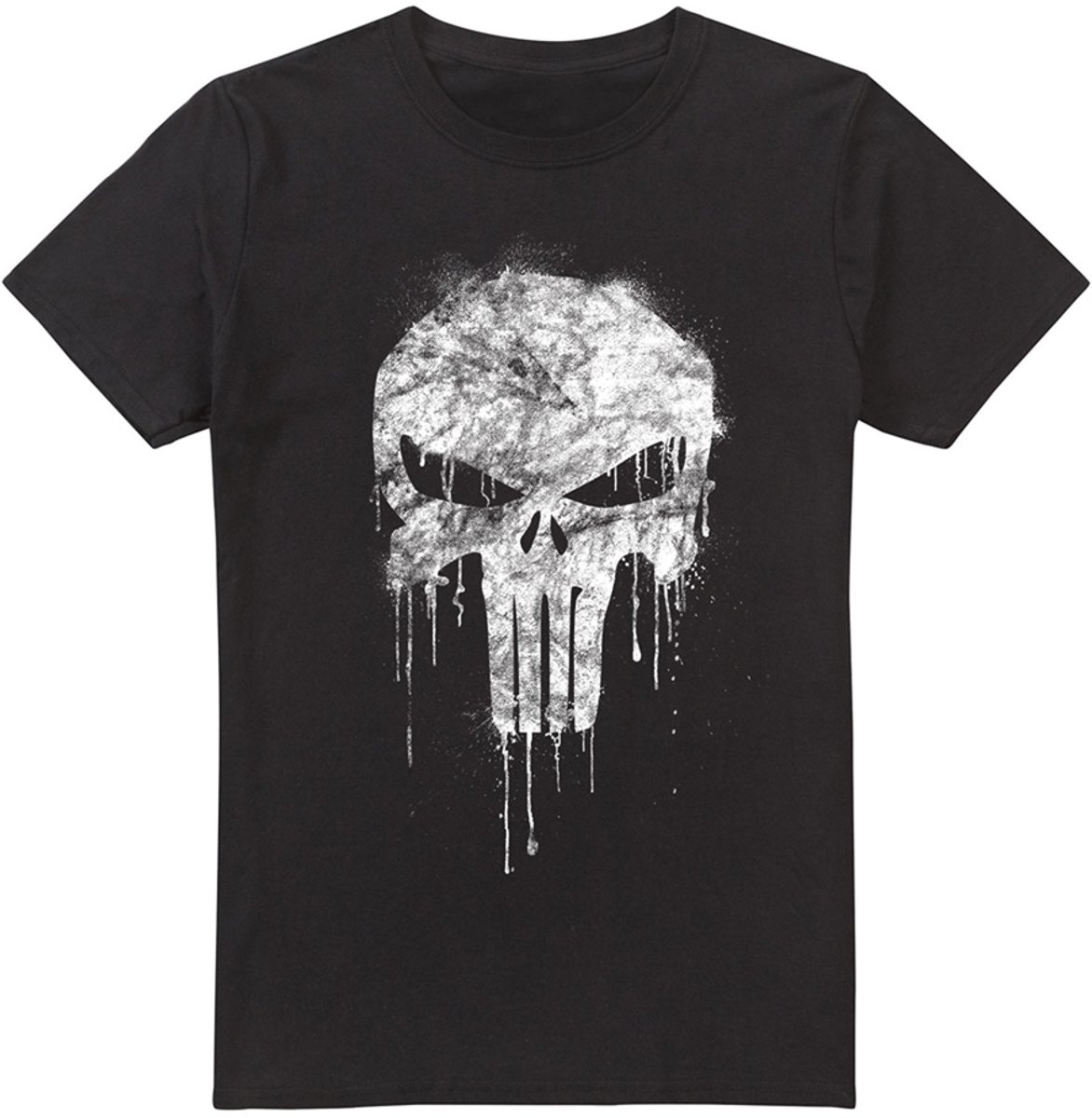 Punisher Skull Heren T-Shirt - Zwart - S
