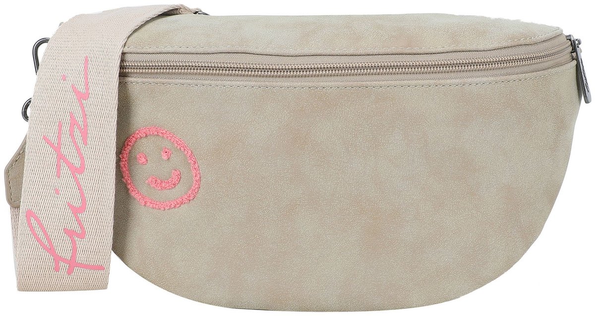 Fritzi aus Preußen schoudertas Bum Bag Limited Smile Jive Light Stone beige