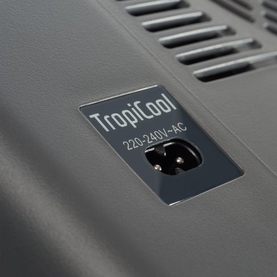 Dometic TC 35 verplaatsbare Koelbox en verwarmbox TropiCool TC 35FL Draagbare elektrische Koelbox, 33 Liter, 12/24 Volt DC en 100-240 V AC, Mini koelkast voor auto, vrachtwagen, boot en stopcontact van Dometic — afbeelding 2