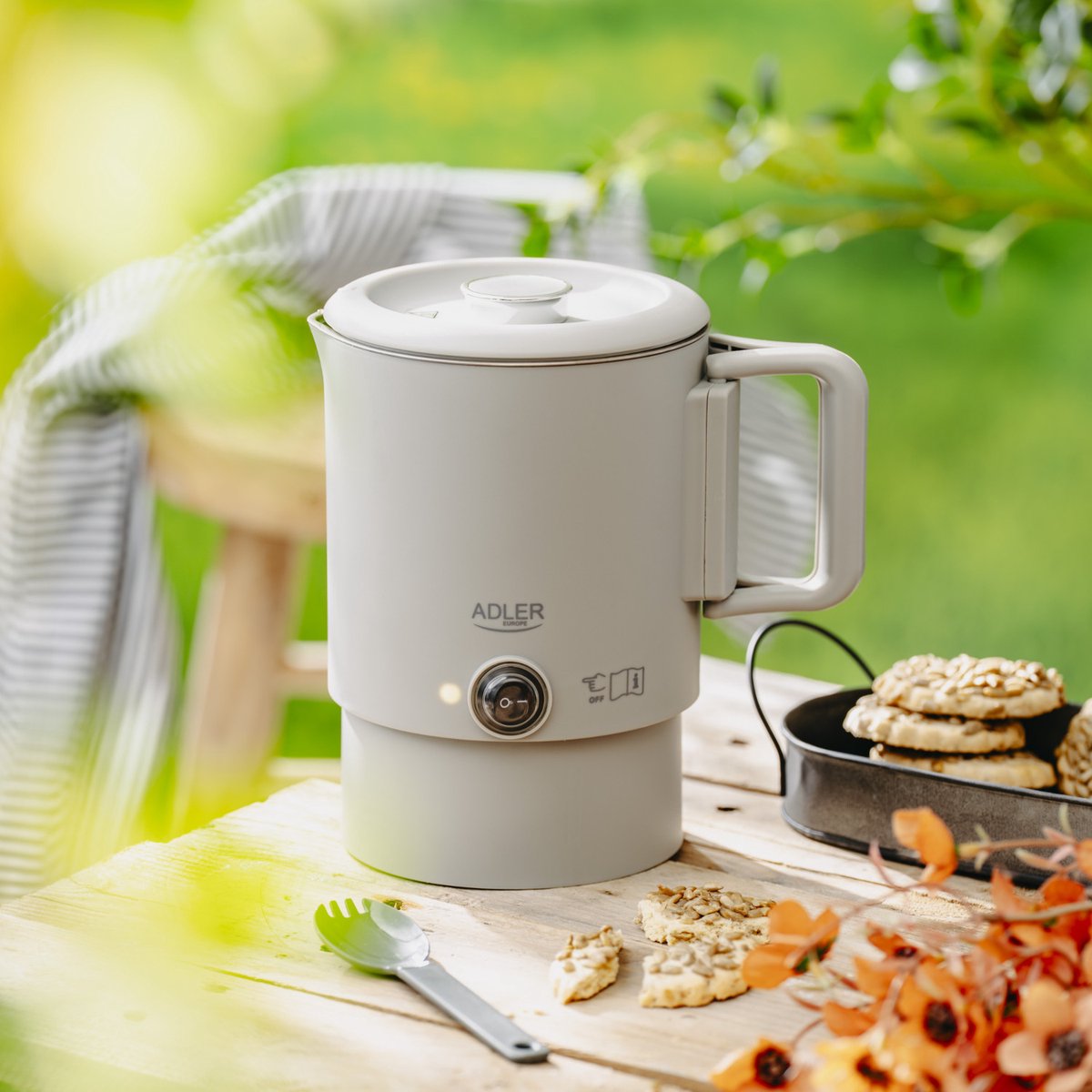 Reiswaterkoker 0,8L Opvouwbaar – Compacte Waterkoker voor Reizen – Adler AD 1388G — afbeelding 7