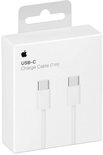 Witte verpakking voor een Apple USB-C laadkabel van 1 meter, met afbeelding van de kabel.