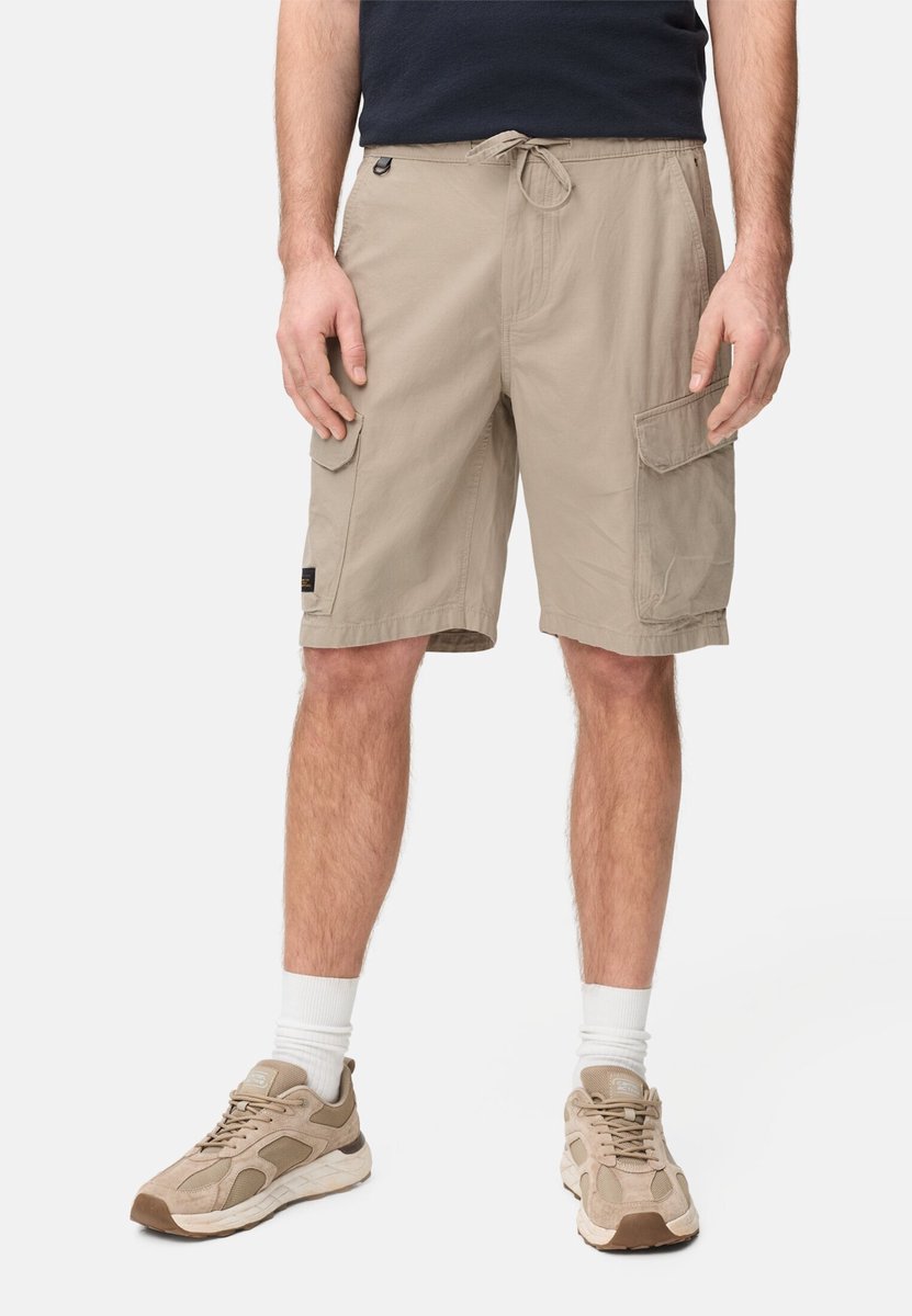 camel active Cargo shorts met trekkoord - Maat menswear-38IN - Beige