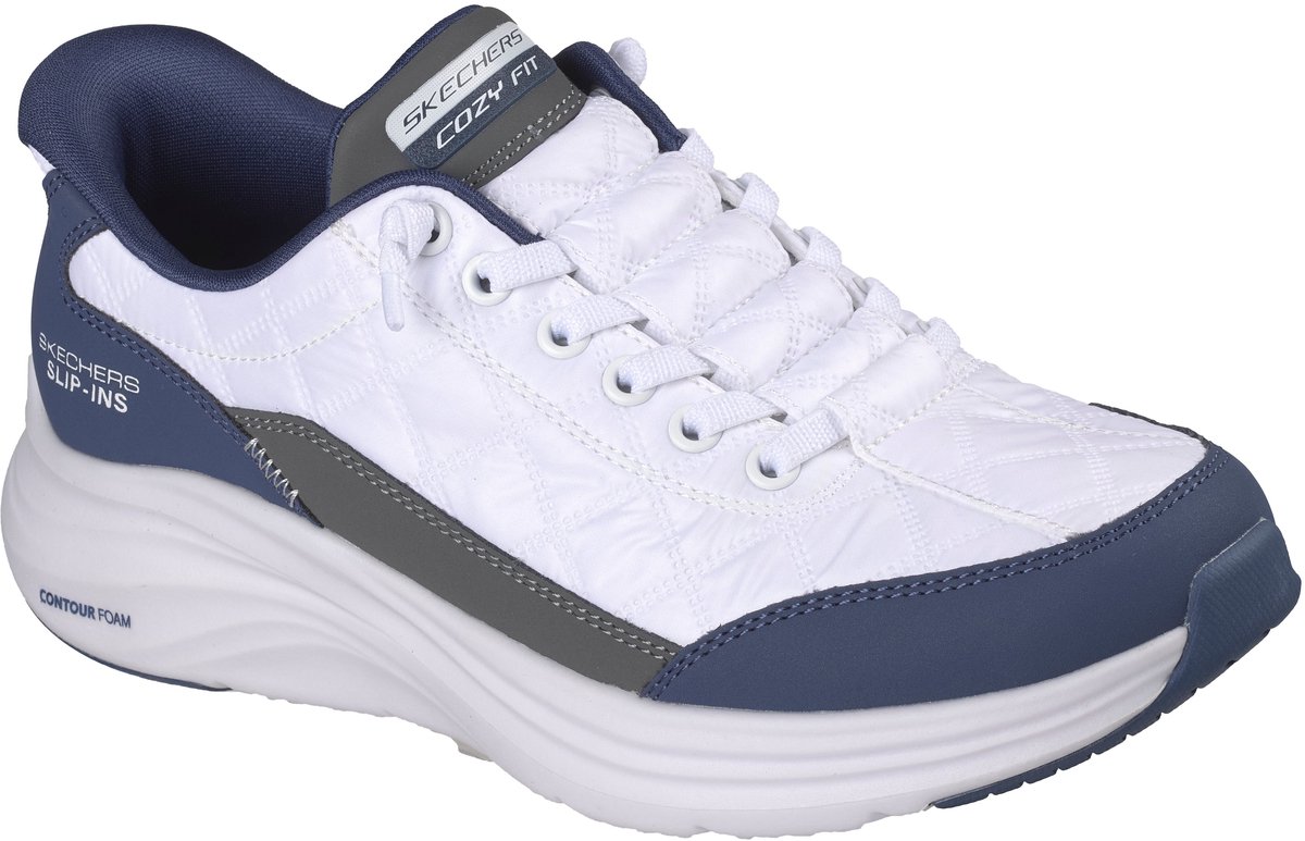 Skechers Instapper Hands-Free Slip-Ins Contour Foam 150404/WNV White Navy