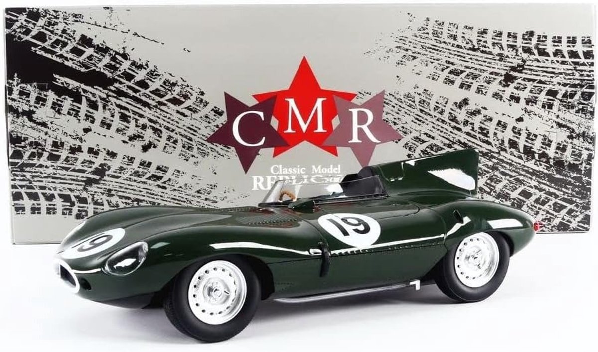 Jaguar D-Type #19 Winner 12 Sebring 1955 - 1:18 - CMR Classic Model Replicars