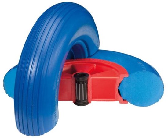 Wiel Polyurethaan Lekvrij 260X85Mm Blauw Stalen Velg van Güde — afbeelding 2