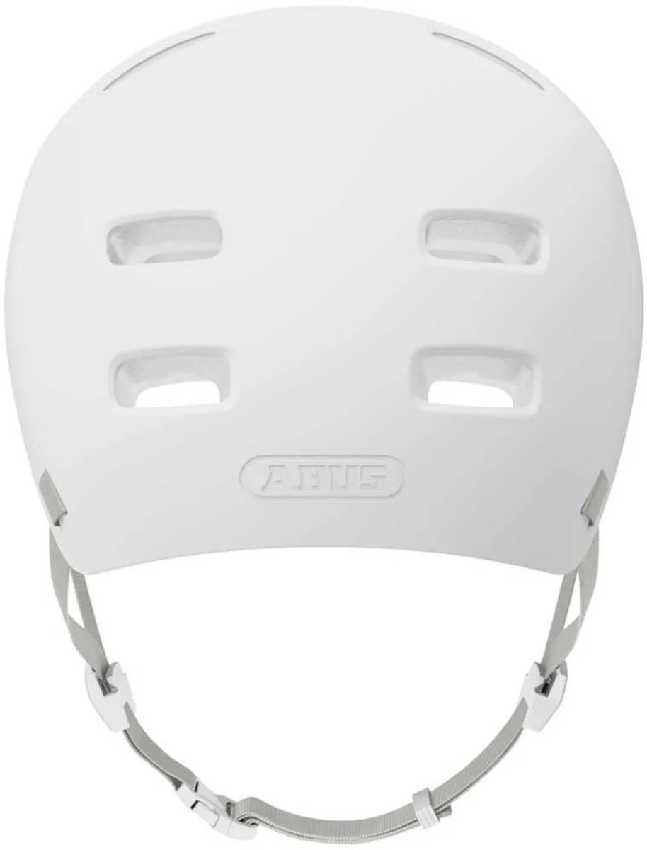 Fietshelm ABUS INDY pure white L - 57-61 cm - wit - Geschikt voor gebruik op elektrische fietsen - stadsfietsen - 430 g