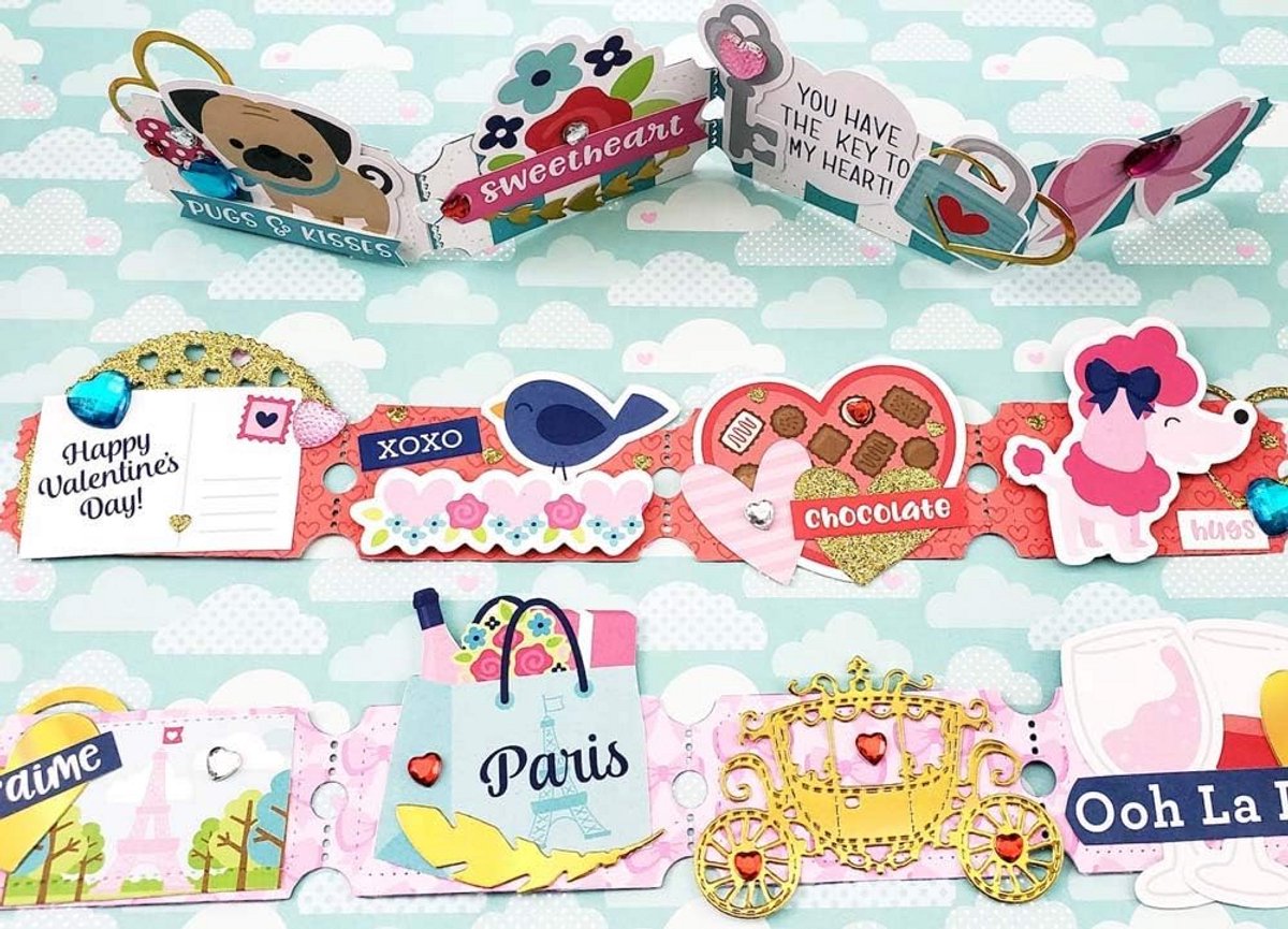 Metalen Snijmallen voor Kaarten Maken - Ticket Strip Stencils voor Scrapbooking en Knutselen