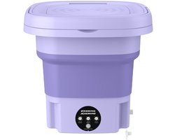 EAFC Mini-wasmachine - Camping-wasmachine - Draagbare mini-wasmachine - Studenten Wasmachine - paars
