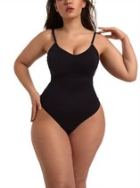 ChicShape® Shapewear Bodysuit Dames - String – Zwart (Maat XXL)