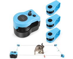Allero Interactief Kattenspeelgoed - Interactief Kattenspeeltje - Verstelbare Jachtspel - Beweging en Training - Actieve Katten