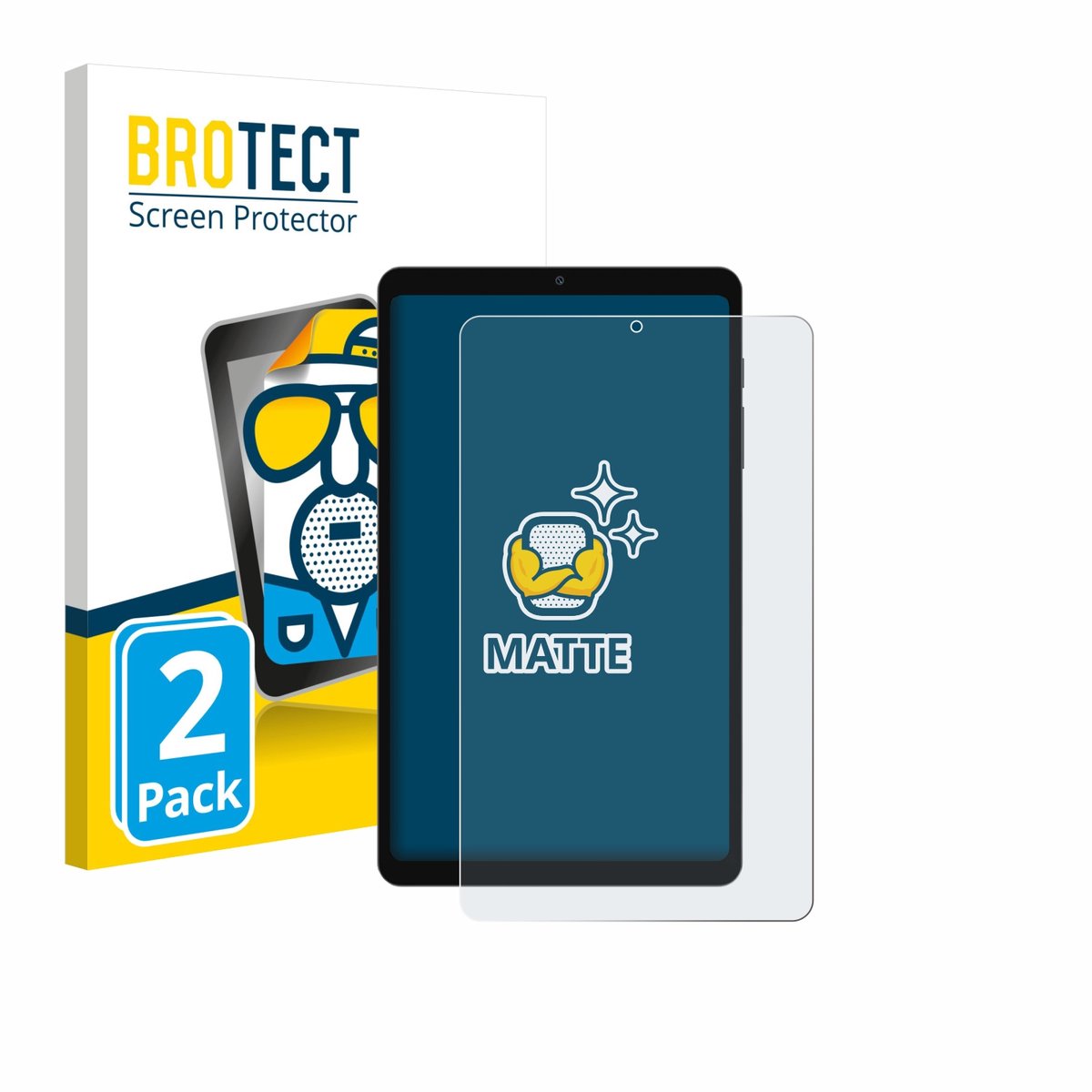 BROTECT - Screenprotector voor Blackview Link 2 8.68" - Folie Beschermfolie matte 2 Stuks