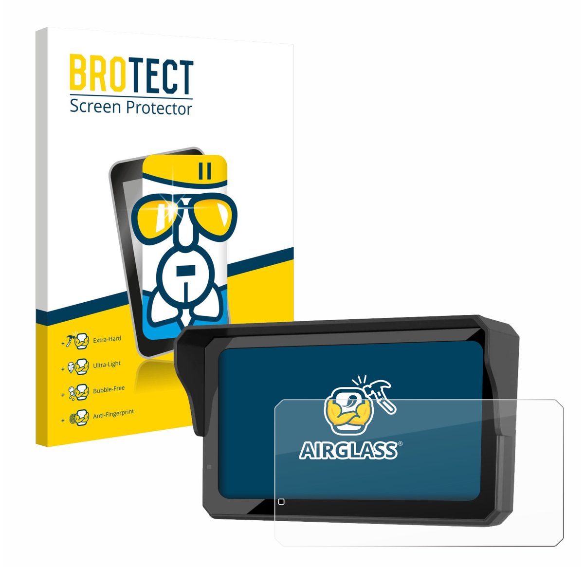 Screenprotector voor Carpuride W602BS Pro Beschermglas transparant