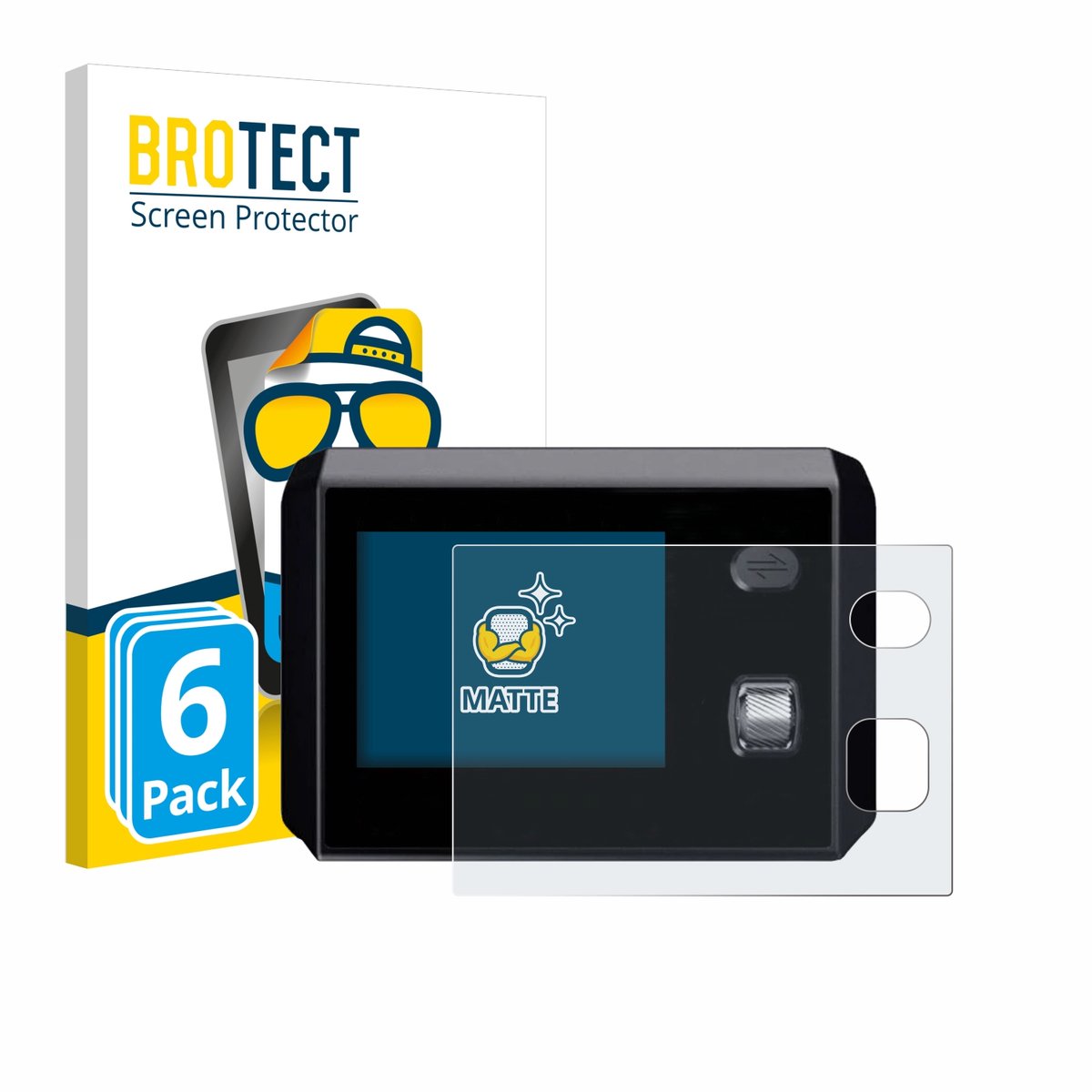 BROTECT - Screenprotector voor SkyRC MC5000 - Folie Beschermfolie matte 6 Stuks