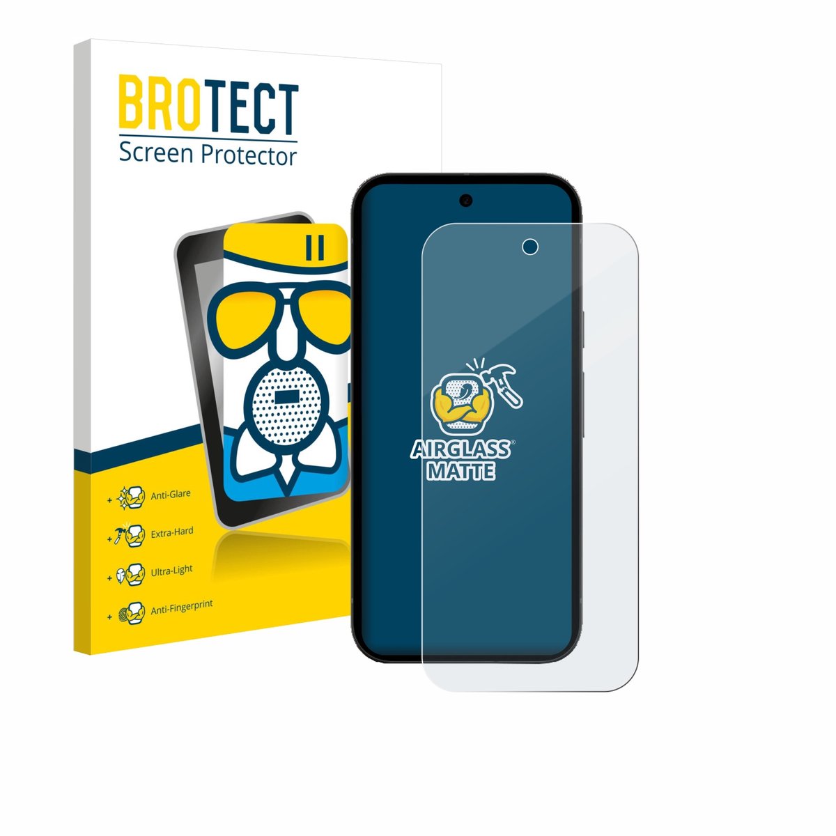 BROTECT - Screenprotector voor Google Pixel 10a - Folie Beschermfolie Beschermglas matte