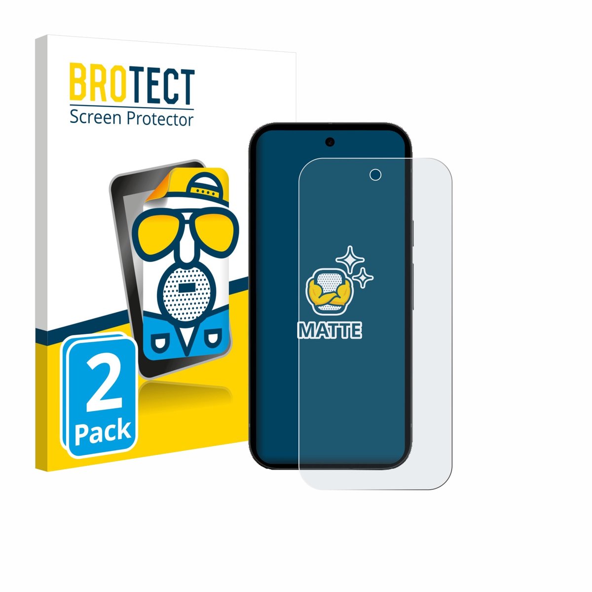 BROTECT - Screenprotector voor Google Pixel 10a - Folie Beschermfolie matte 2 Stuks