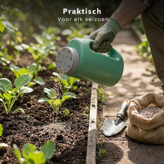 Cheqo® Strooibus - Strooibus Tuin - Strooibus Voor Tuin - Zoutstrooier - Zoutstrooier Hand - Strooier Hand - Handstrooier - Handstrooier Tuin - Strooier Voor Zout - Strooier Voor Strooizout - Strooier Voor Graszaad van Cheqo — afbeelding 3