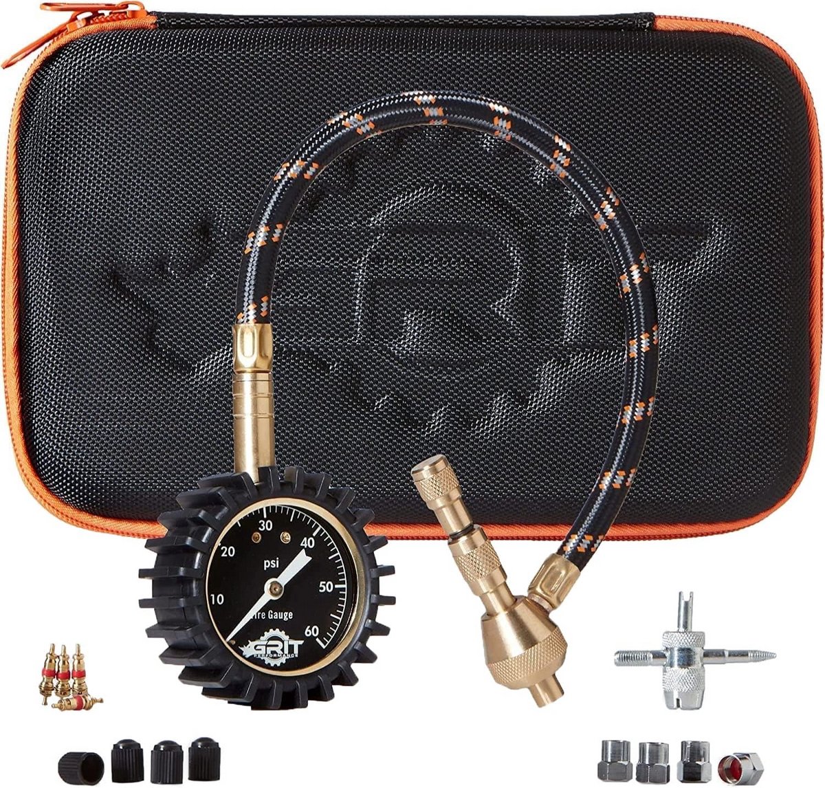 Offroad Band Deflator en Bandenspanningsmeter Set voor 4x4 en ATV