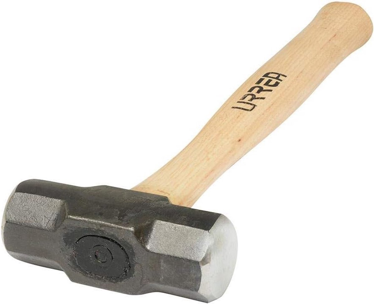 Voorhamer 1,4 kg - Stalen kop boorhamer met gesmede slagkop en Hickory houten handvat